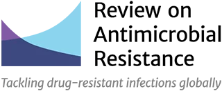 Review on antimicrobial resistance (AMR) logo